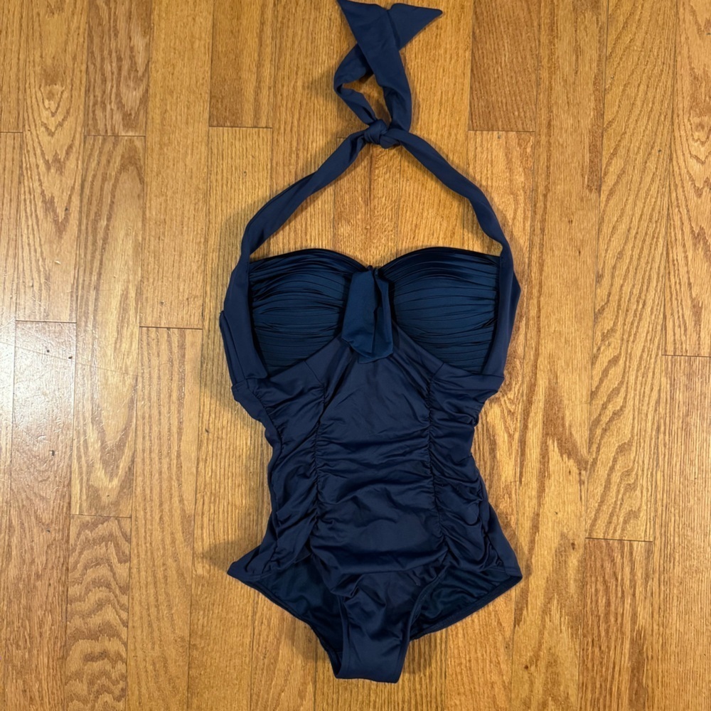 Seafolly Black One Piece Swimsuit Womens size 12